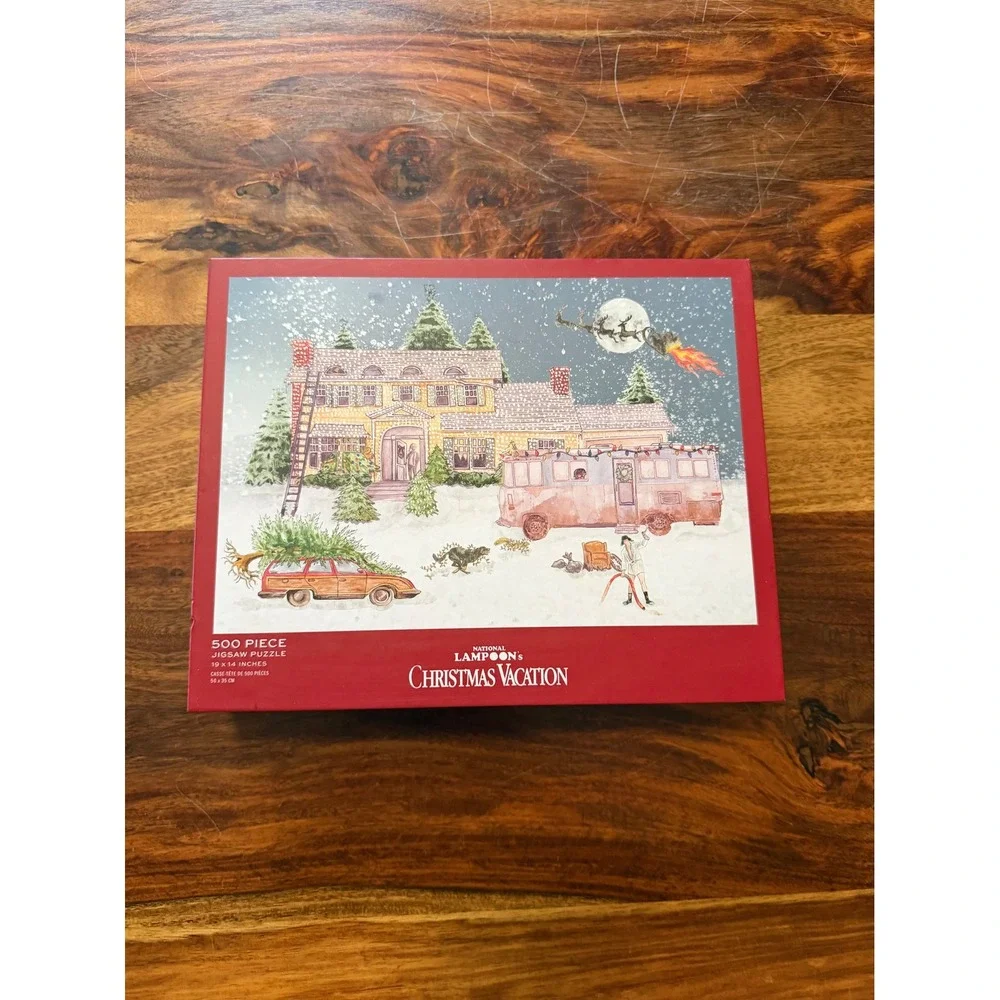 Pottery Barn National Lampoons Christmas Vacation 500 Piece Jigsaw Puzzle 19x14